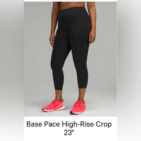 Lululemon Base Pace High Rise Crop 23” - Picture 1 of 5